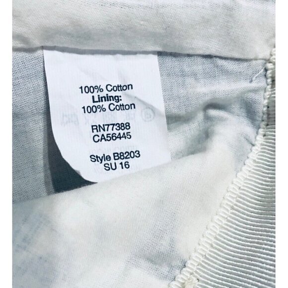 J Crew Factory Womens Size 2 The Pencil Skirt Black White Floral Lined - Picture 4 of 5